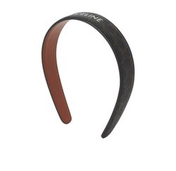 【CELINE】Brown tortoiseshell logo headband【ランク:Ａ】 Authentic Celine Logo Headband in Tortoiseshell – Bagsbunny